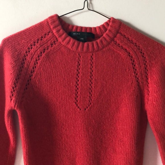Red Marc Jacobs lambs wool Sweater - Picture 6 of 10